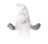 Garden Greatness Winter Wonderland Sitting Furry Gonk in White | Size: 1 Pack Garden Greatness White 1 Pack