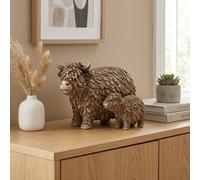 Garden Greatness Xl Hughie Highland Cow And Calf