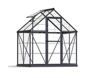 Garden Greenhouse Palram Canopia Harmony 6ft Grey - Sizes 6x4, 6x6, 6x8 & 6x10