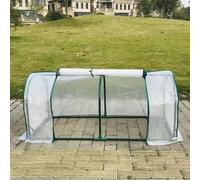 Garden Greenhouse, Walk-in Tunnel Greenhouse, Warm Cold-proof Succulent Greenhouse Cover, Growing Tunnels, Vegetable Growhouse(120 * 60 * 50 cm (white))