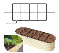Garden Grid Watering System | Raised Garden Bed Drip Irrigation System - But Better | Pre-Assembled, Waters Every Plant Evenly, 2-Minute Setup | Square Foot Gardening Grid | US-Made (Cornerless, 2x6)