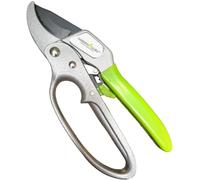 Garden GURU Professional Ratchet Pruning Shears Clippers - 4X Cutting Power - Ratcheting Garden Anvil Pruners Scissors - Ergonomic Grip - Nonstick Blade - Makes Tough Cuts Easy - Great for Seniors
