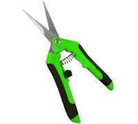 Garden GURU Razor Sharp Snip - Professional Garden Pruning Shears Trimmers Scissors - Super Sharp Micro-Tip Precision Stainless Steel Blades - Easy on Arthritic Hands - Soft Ergonomic Rubber Handles