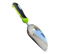 Garden Guru Super Strong Garden Scoop Trowel Shovel Transplanter - Stainless Steel - Rust Resistant - Ergonomic Grip - Perfect Hand Shovel for Gardening Transplanting and Digging