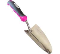 Garden Guru Super Strong Garden Trowel Hand Shovel - Stainless Steel - Rust Resistant - Ergonomic Grip - Perfect Tool for Gardening, Weeding, Transplanting and Digging in Garden Beds (Pink)