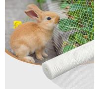 Garden Gutter Protector 1.5m x 26m Leaf Guard Mesh for Gutters Tree Netting Poultry Netting White with 1.8cm Mesh Holes Durable Plastic Effective Leaf Catcher