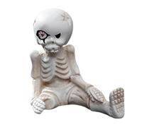Garden Halloween Decorations 1. 7" Labradorite Crystal Statue Figurine Carved Gemstone Sculpture Stone Decoration for Halloween Home Mantel Mini Raiders Football Ornament (D, 3x2. 9cm)
