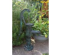 Garden Hand Water Pump Cast Iron with Aged Finish - lovely Garden Ornament, water feature or for a well and irrigation