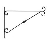 Garden Hanging Basket Bracket SupaGarden Hanging Basket Bracket 40cm/16" Black