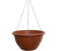 Garden Hanging Basket WhiteFurze Venetian Hanging Basket 32cm Terracotta