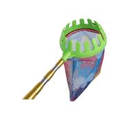 Garden Harvest Basket Catcher Bag Featuring Open Frame, Replaceable Net Pouch, Screw Mount Picker Head for Backyard Trees Fruit Picking Basket Attachment Manual Harvest Net Tool Tree Picker Frame