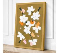 Garden Harvest Boho Canvas Wall Art Print 18x12 Inch