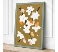 Garden Harvest Boho Canvas Wall Art Print 24x16 Inch