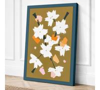Garden Harvest Boho Canvas Wall Art Print 30x20 Inch