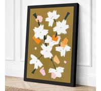 Garden Harvest Boho Canvas Wall Art Print 30x20 Inch