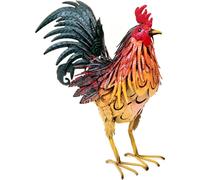 Garden Haven® Harry The Rooster Metal Garden Sculpture, 38cm