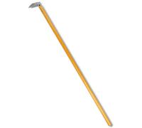 Garden Hoe Long Handle 43" Heavy Duty Japanese Stainless Steel, Made in JAPAN, Draw Hoe Weeding Tool, Stand Up Weeder Hand Tool