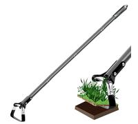 Garden Hoe, Garden Hoe with Handle, Stainless Steel Pendulum Hoe, Garden Tool, Hoopoe Hoe, Stirrup Hoe for Planting Vegetables, for Loosening, Airing and Weeding the Soil, 1.6 m