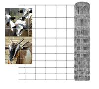 Garden Home 50m L8/80/15Wire Stock Fencing Hot Dipped Galvanized Netting 1.8mm Wire Diameter Garden Farm Paddock Boundary Fence Livestock Fence for Pig Sheep Deer Cow Horse, 80cm x 50m