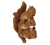 Garden Home Decor - Realistic 30cm Vivid Red Squirrel Ornament - Hand Painted Squirrel Gifts - Intricate Detail Suitable for Indoor or Outdoor Use - Frost and Fade Resistant Garden Ornaments Outdoor