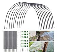 Garden Hoops for Netting, Poly Tunnel Set for Allotments, Ideal for Netting | Grow Veg & Plants with Garden Cloche | DIY Greenhouse Frame for Crop Protection (Set of 30)
