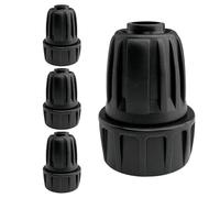 Garden Hose Adapter | Lock Barbed Design Safe Leak Proof - Irrigation Fittings Coupling Connectors | for Farmland Backyards Terraces Outdoor Commercial Balcony Drip Irrigation System