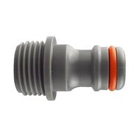 Garden Hose All Connectors Fittings Universal Standard Hozelock Valves Male Female Compatible White (1/2" Male Connector)
