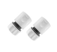 Garden Hose All Connectors Fittings Universal Standard Hozelock Valves Male Female Compatible White (2 x Female Connector)
