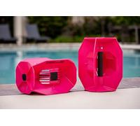 Garden Hose Aquastrength Hydro Tone - HYDRO-BELL Pool Exercise Dumbbells Pair | Water Weights | Functional Strength Training in the Pool | Quick Start Guide (Pink)