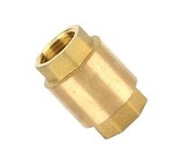 garden hose backflow check vertical water backflow | spring loaded female thread | horizontal 1 way solid brass for well, pump, tank, prevent