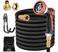 Garden Hose Black 15m Flexible