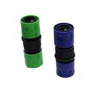 Garden Hose Connector American/European Standard 3/4" Internal Thread/External Thread Quick Coupling Garden Water Connector Nozzle Connection Tool 2 Pieces (Color : Blue)