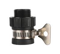 Garden Hose Connector Garden Irrigation 3/4" Male Thread Universal Faucet Connector 3/4" Female Thread Nipple Connector 15-20mm Water Tap Adapter (Color : Male Thread)