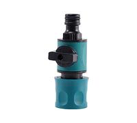 Garden Hose Connector Water Pipe Fittings - Quick Release in Line Shut Off Valve for Join Garden Hose Pipe Tube