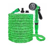 Garden Hose, Expandable 50FT 15M Flexible Anti-Leak Water Hose, Pipe Retractable with 8 Spray Functions, Extendable Garden Hose for Yard Watering Plants, Car Washing, Shower Pets