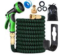 Garden Hose, Expandable Garden Hose Kit - 60M(200Ft) with 10 Spray Modes, Lightweight Flexible Watering Hose Pipe Includes Nozzles, Spray Gun, Brass Connectors, Reels, Connector