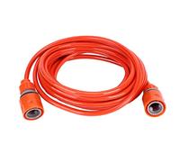 Garden Hose Extension with Connector 6M/19.68ft High Pressure Soft Flexible Hose Pipe Explosion Proof Antifreeze Wear Garden Plastic Water Pipe for Hose Inner Diameter≥25mm