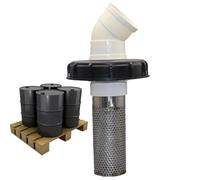 Garden Hose Filter Screen, Water Barrel Filter Screen,Rain Barrel Hose Cap Fixing - Rain Bucket Filter Hose Cap Attachment for Dead Leaf