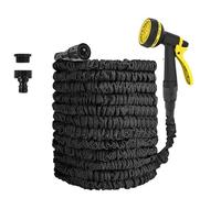 Garden Hose, Garden Hose Pipe Expandable Hose High-Pressure Car Wash Cleaning Water Gun Home Garden Watering Water Pipes Gardening Supplies 25FT-200FT(03,1.6CM_125FT)