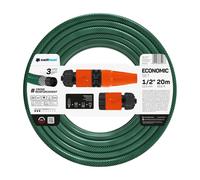 Garden Hose Green Flexible Watering Pipe Hosepipe Connector Outdoor Fitting