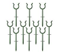 Garden Hose Guide, Hose Support Soaker Holder Lawn Flower Bed Saver Set, Support Spike Plant Tool for Flower Bed Backyard Yard Paved Pathway Edges Driveway Borders