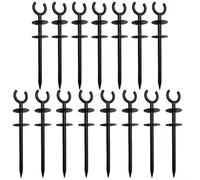 Garden Hose Guide Stake For Hose Holder For Lawn Water Pipe Protector Plant Saver Ground Spike Irrigation Path Keeper Green Plastic Hose Stand Yard For Tidy Organiser(15pcs)