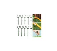 Garden Hose Guide Stakes, U Shaped Plastic Hoses Stakes, 3/4'' Garden Hose Holder Brackets, Decorative Outdoor GuideStakes Support Spike Plant Tool to Keep Off Lawn for Yard