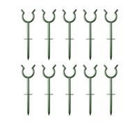 Garden Hose Guides - 100-Pieces Plant Protection Holder Support, Garden Hose Guide Spike, Protect Plants Flower Dragging, Anti Ground Spike, High ABS Polymer Fibre for Outdoor Lawn