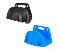Garden Hose Hanger 3pcs Set Weather Resistant Black Blue(Black and Blue)