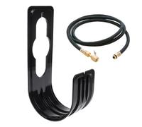 Garden Hose Hanger - Wall Mounted Water Pipe Hook, Portable Support Stand | Expandable Hose Reel Storage, Extension Cord Management, Sturdy Outdoor Bracket for Lawn Garden Organization, Utility Sheds