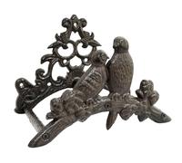 Garden Hose Holder Cast Iron Heavy Duty Water Hose Hanger, Outside Wall Mount Hose Hanger, Solid Metal Decorative Water Hose Rack/Organizer/Stand, Easy to Install, Hold Up to 50/75/100 ft (2 Birds)