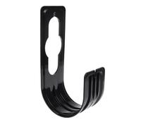 Garden Hose Holder | Wall Water Hoses Holders | Metal Spigot Hook Univers-al Black Garden Hose Pipe Holder Small Wall Mount Hook for, Backyard, Lawn