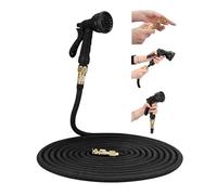 Garden Hose Hose Pipes are scalable, Flexible, and Retractable car wash Multifunctional Water Garden for Garden(75ft)