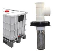 Garden Hose Inlet Filter, Pipe Inlet Filter Filter, Filter Cap or Rainwater Inlet Screen - Bucket Filter Hose Cap Attachment